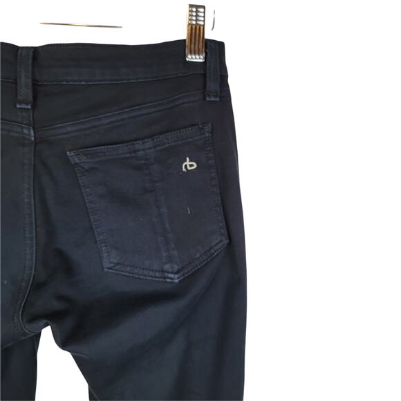 Rag & Bone Skinny Black Low Waist JEANS - Size 24 - Picture 8 of 12